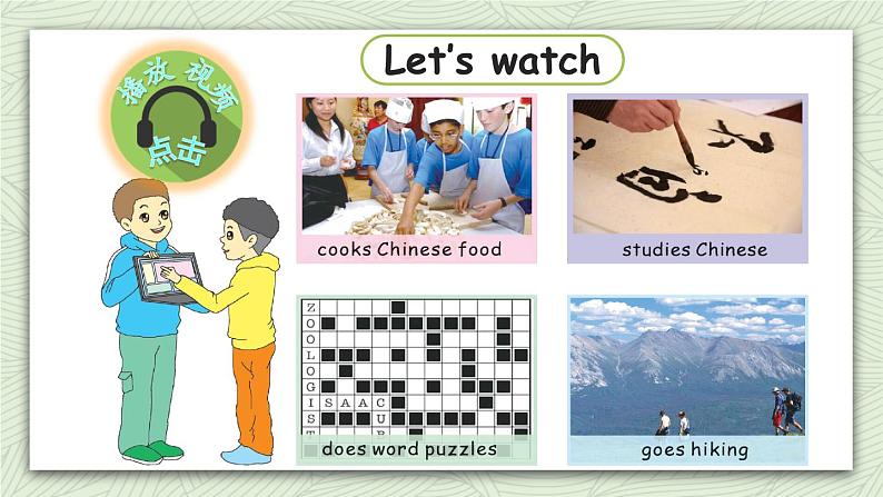 人教版六年级英语上册 Unit 4 Part B 第4课时Let's learn & Listen,match and say 课件08