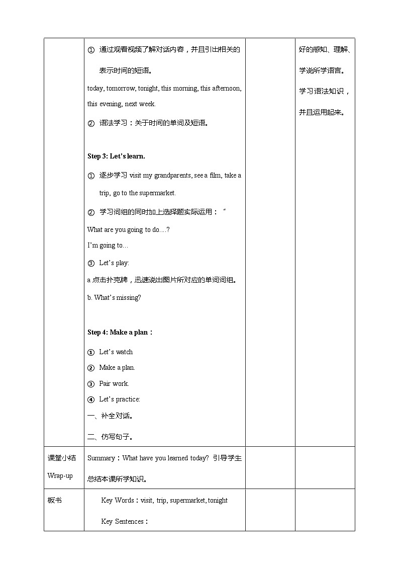 Unit 3 My weekend plan  PA Let's learn 课件+教案+同步练习+音视频素材02