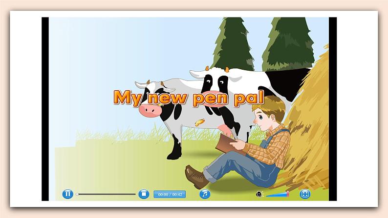 Unit 4 I have a pen pal  PA Let's talk 课件+教案+同步练习+音视频素材02