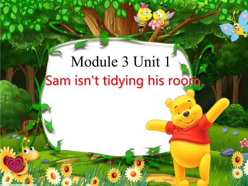 外研版（一年级起点）小学二年级英语下册 Module 3  Unit 1  Sam isn't tidying his room     课件101