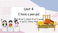 小学英语人教版 (PEP)六年级上册Unit 4 I have a pen pal Part B备课课件ppt