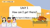 小学英语人教版 (PEP)六年级上册Unit 1 How can I get there? Part A课文ppt课件