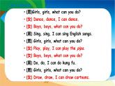 Unit 4 What can you do？（新课标）U4 第4课时 B Let's try& Let's talk  5英上人教[课件]