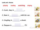 外研版（一年級起點）小學二年級英語下冊 Module 8  Unit 1   The train is going up a hill.   課件2