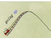 外研版（一年级起点）小学二年级英语下册 Module 8  Unit 1   The train is going up a hill.   课件5