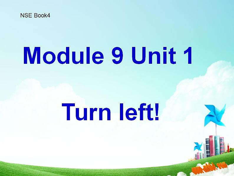 外研版（一年级起点）小学二年级英语下册 Module 9  Unit 1  Turn left!   课件01