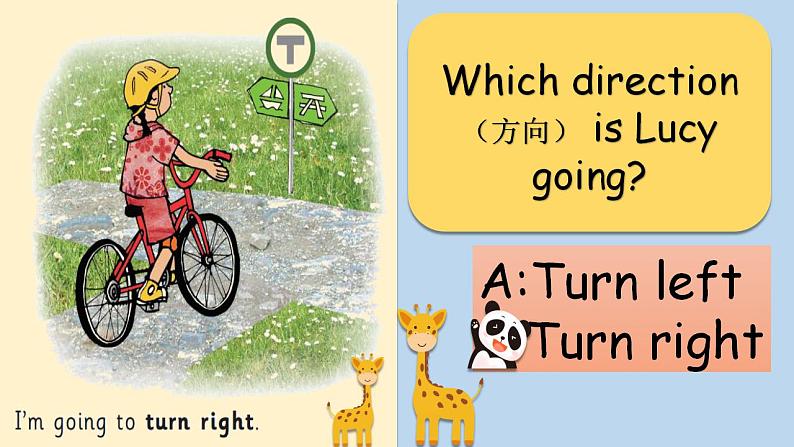 外研版（一年级起点）小学二年级英语下册 Module 9  Unit 1  Turn left   课件1第8页