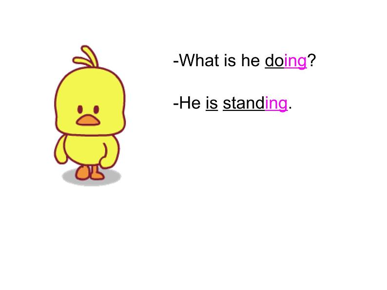 外研版（一年级起点）小学三年级英语上册 Module 2  Unit 2  I ’m watch TV.   课件1第7页