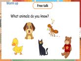 Unit 4 We love animals（新课标）第2课时 A Let's learn & Let's chant 3英上人教[课件]