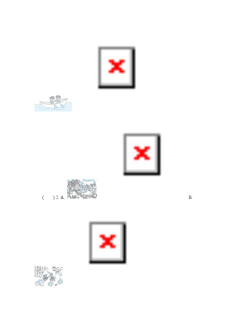 Unit 6 In a nature park 综合测试卷（试题）人教PEP版英语五年级上册02