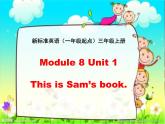 外研版（一年级起点）小学三年级英语上册 Module 8 Unit 1 This is Sam's book.   课件2