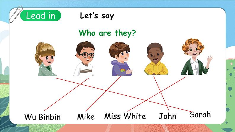 【核心素养目标】人教版PEP小学英语 三年级上册 Unit 1 Hello Part A Let’s learn 课件+教案+练习（含教学反思和答案）04