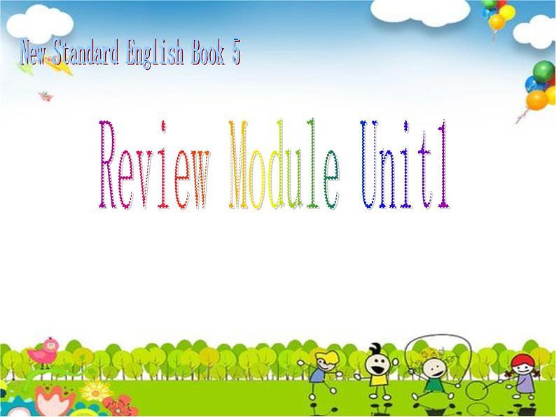 外研版（一年级起点）小学三年级英语下册Review Module Unit 1  课件101