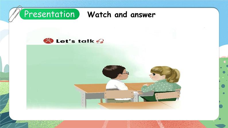【核心素养目标】人教版PEP小学英语 三年级上册 Unit 1 Hello Part A Let’s talk 课件+教案+练习（含教学反思和答案）07