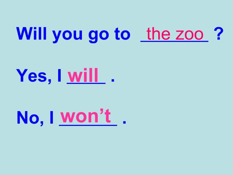 外研版（一年级起点）小学三年级英语下册 Module 3 Unit 1 We'll go to the zoo.   课件406