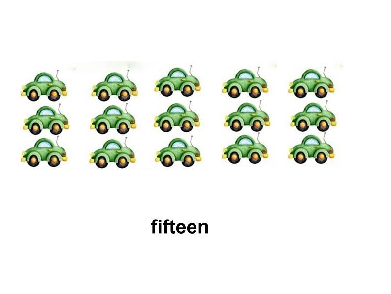 外研版（一年级起点）小学三年级英语下册 Module 4 Unit 2 Thirteen, fourteen, fifteen…    课件105