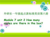 外研版（一年级起点）小学三年级英语下册 Module 7 Unit 2 How many apples are there in the box？  课件1