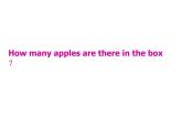 外研版（一年级起点）小学三年级英语下册 Module 7 Unit 2 How many apples are there in the box？  课件3