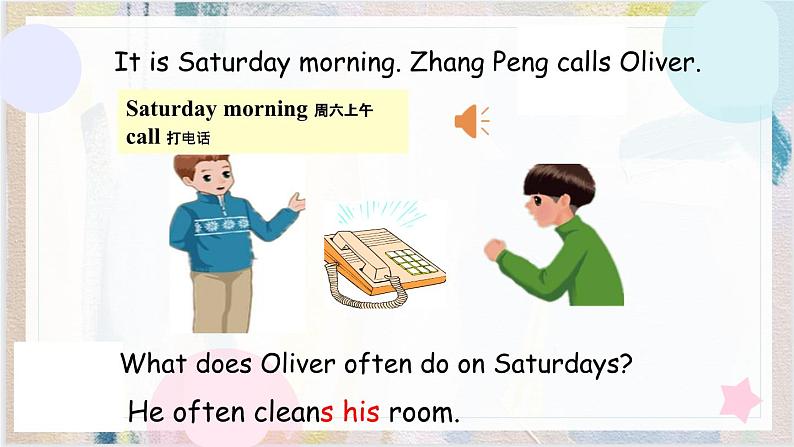 Unit 2 My week Part B Let 's talk 课件)第7页