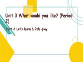 Unit 3 What would you like_  A  Let's learn  课件 ）