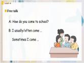 Unit 2 Ways to go to schoolPart B Read and write 课件+素材