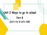 Unit2 Ways to go to school Part B Let's talk 课件