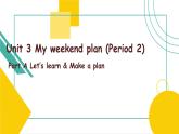 Unit 3 My weekend plan  Part A Let’s learn 课件）