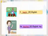 Unit 4 I have a pen pal Part B Let's learn 课件 )