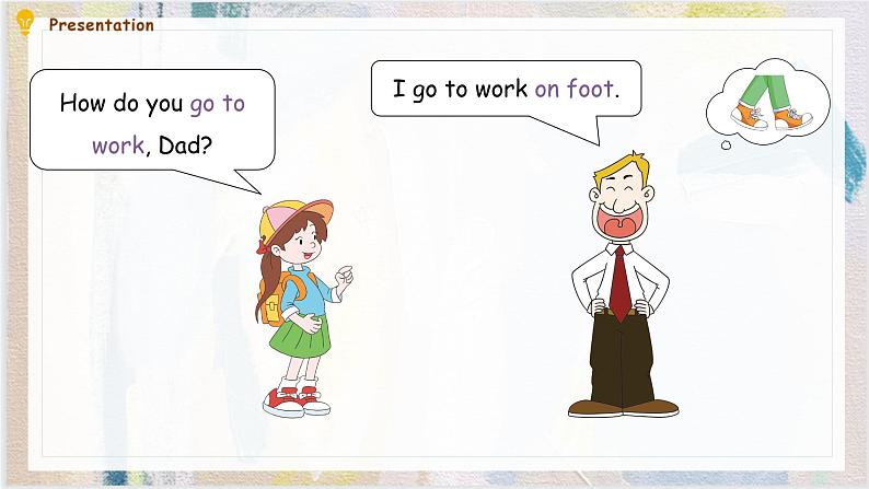 Unit 2 Ways to go to school A Let’s learn课件 )06