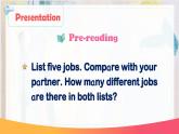 Unit 5 What does he do Part B Read and write课件