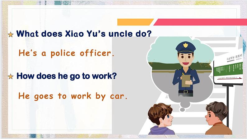 Unit 5 What does he do？ PB Let's talk 课件()08