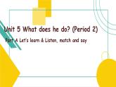 Unit5What does he do_ A Let's learn 课件)