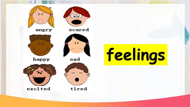 Unit 6 How do you feel_ A Let 's learn & Write and say )课件PPT第4页