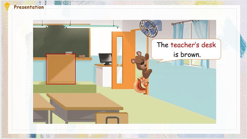 Unit 1 My classroom B  Let's learn & Colour and say 课件）05