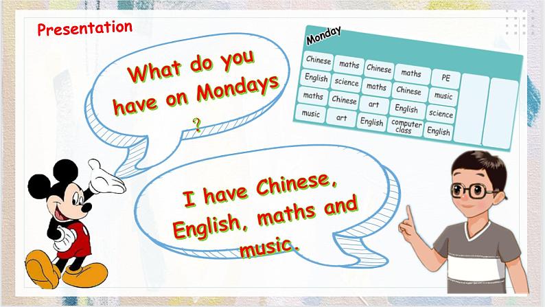 Unit 2 My week PA Let's learn 课件+练习+动画素材08