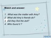 外研版（一年级起点）小学四年级英语上册 Module 7 Unit 1 Did you take Amy's doll？   课件6