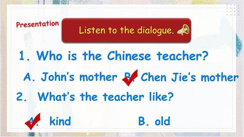 Unit 1 What's he like PB let's talk 课件08