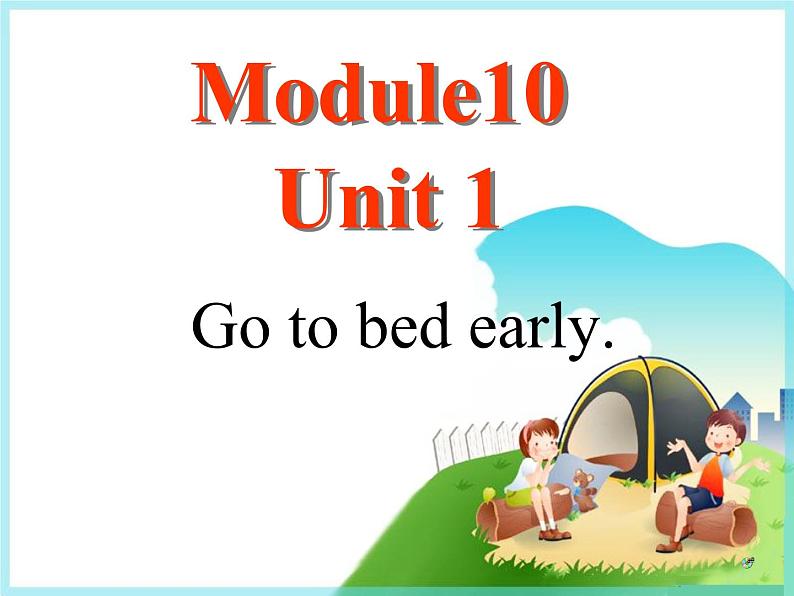 外研版（一年级起点）小学四年级英语上册 Module 10 Unit 1 Go to bed early.  课件301