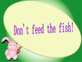 外研版（一年级起点）小学四年级英语下册Module 1 Unit 2 Don't feed the fish!  课件4