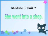 外研版（一年级起点）小学四年级英语下册Module 3 Unit 2 She went into a shop.  课件