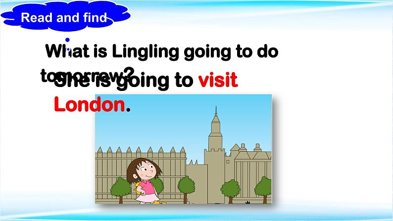 外研版（一年级起点）小学四年级英语下册Module 10 Unit 2 I'm going to visit London.    课件03