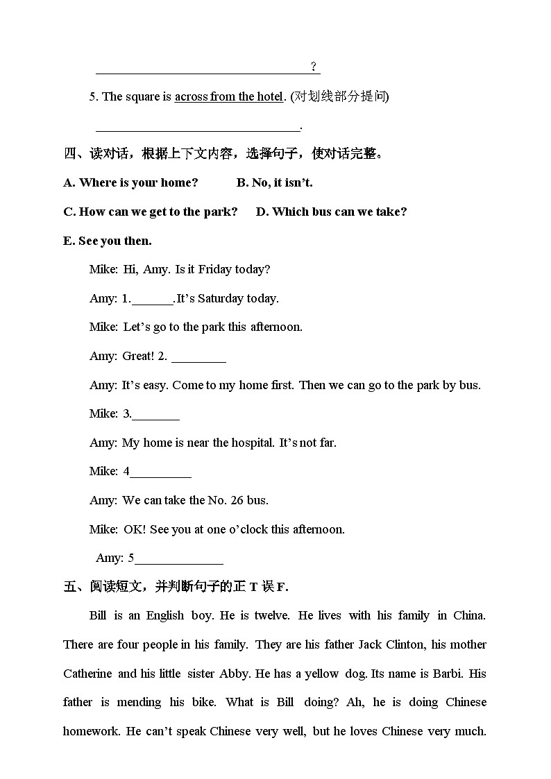 Unit 2 Cites lesson 2练习02