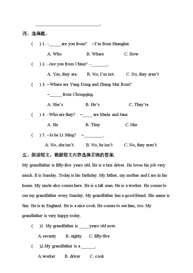 Unit 6 Countries lesson1练习02