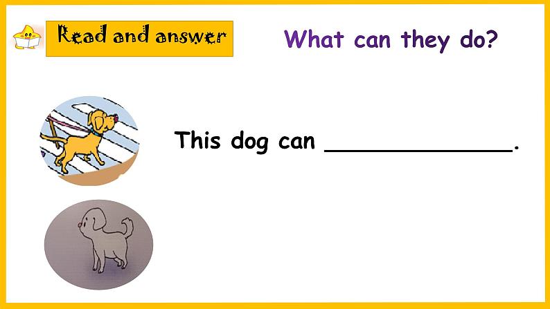 外研版（一年级起点）小学五年级英语上册Module 7 Unit 1 His dog can help him.   课件06