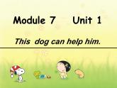 外研版（一年级起点）小学五年级英语上册Module 7 Unit 1 His dog can help him.   课件2