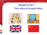 外研版（一年级起点）小学五年级英语上册Module 8 Unit 1 Children often sit around tables.  课件