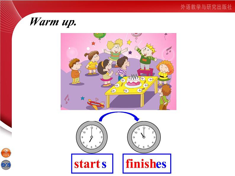 外研版（一年级起点）小学五年级英语上册Module 8 Unit 1 Children often sit around tables.  课件02