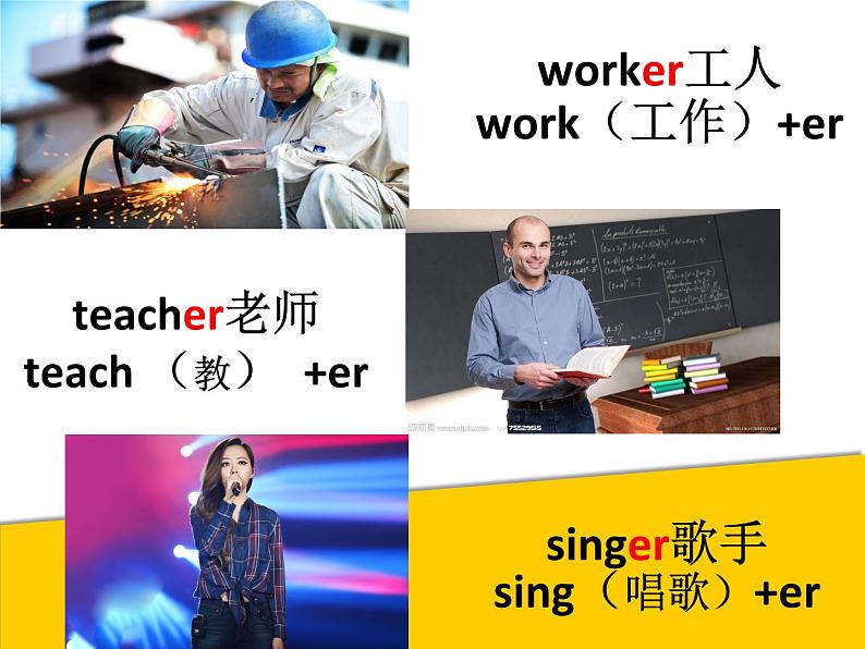 外研版（一年级起点）小学五年级英语下册Module 1 Unit 2 He worked in an office.   课件第5页