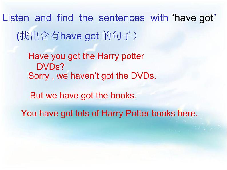 外研版（一年级起点）小学五年级英语下册Module 3 Unit 1 Have you got the Harry Potter DVDs？ 课件503