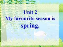 小学英语外研版 (一年级起点)五年级下册Unit 2 My favourite season is spring.课前预习ppt课件